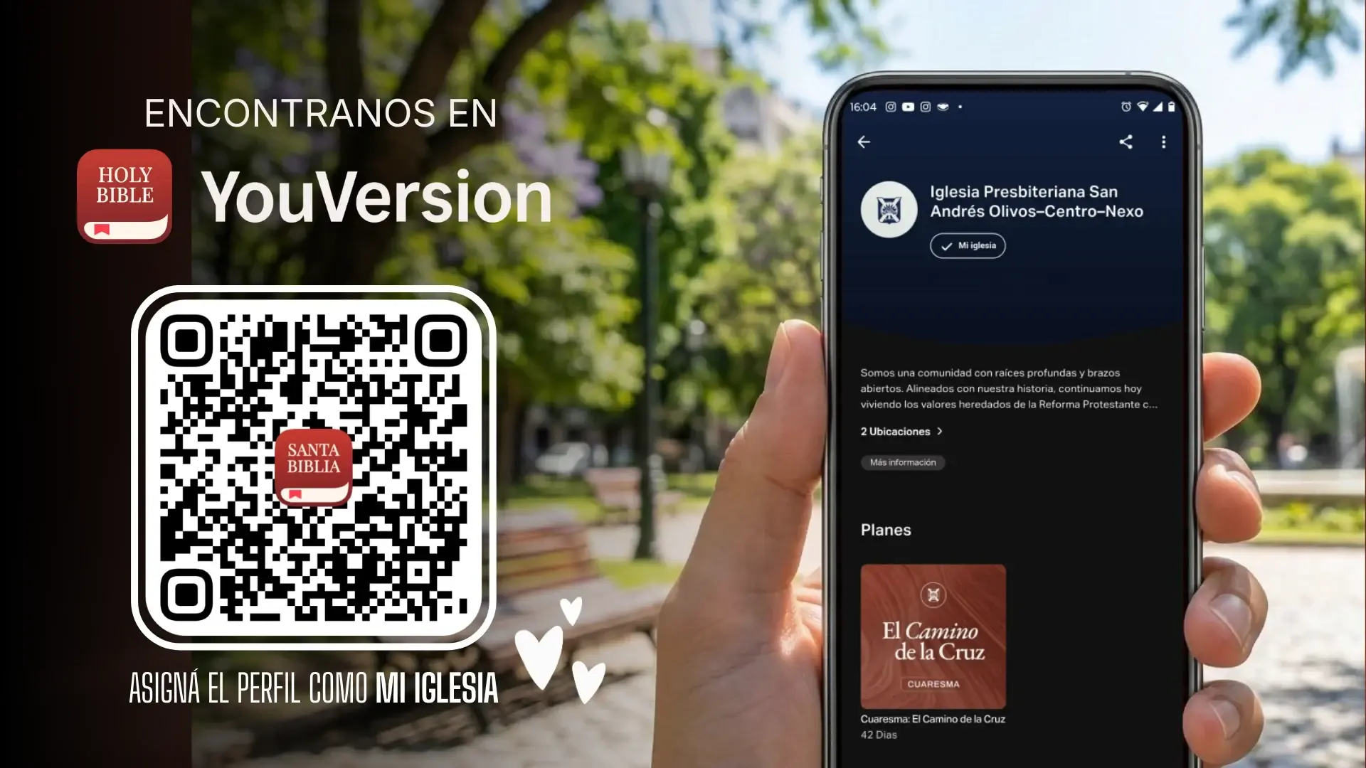 Encontranos en YouVersion