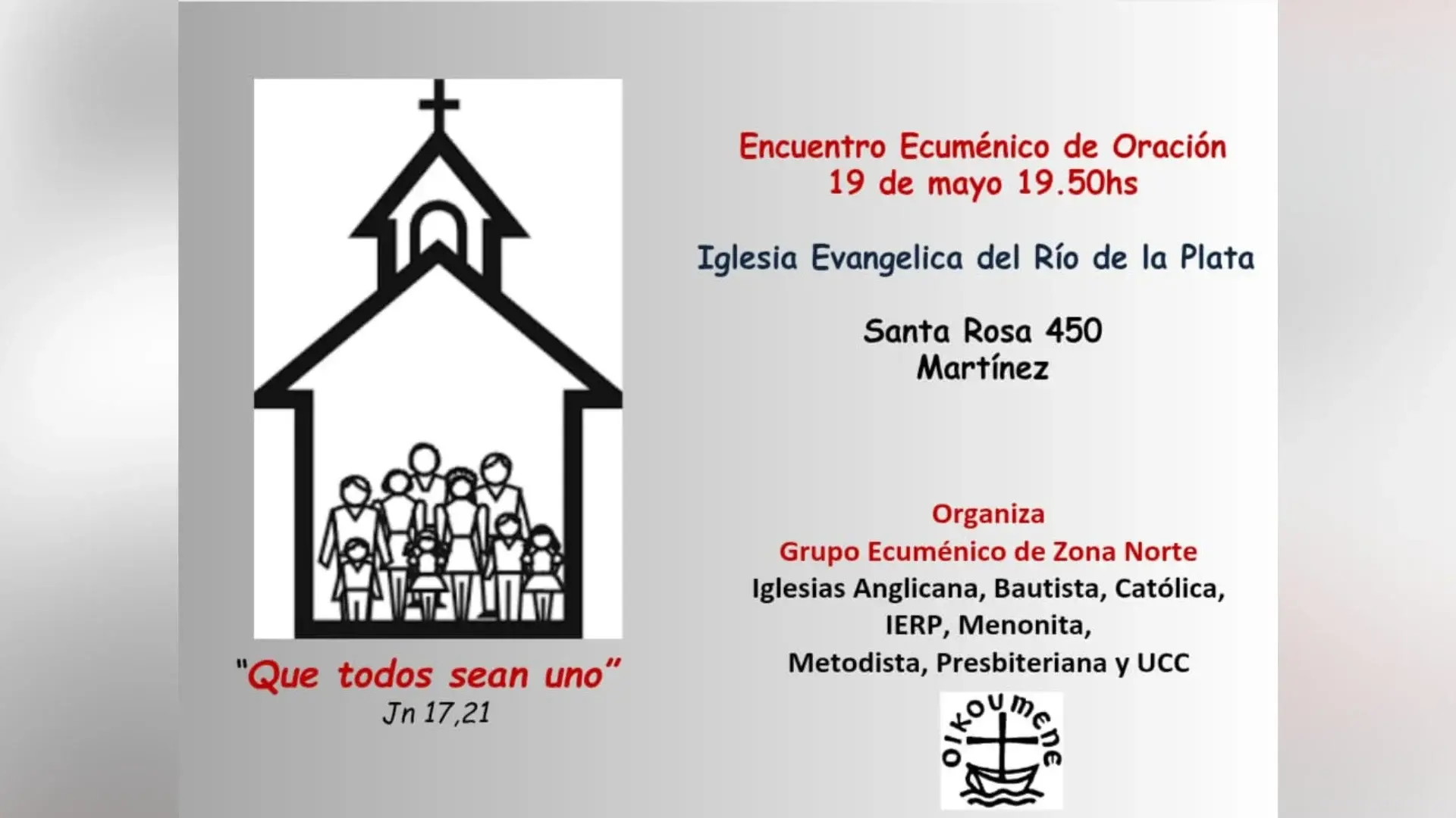 Encuentro Ecuménico de Oración