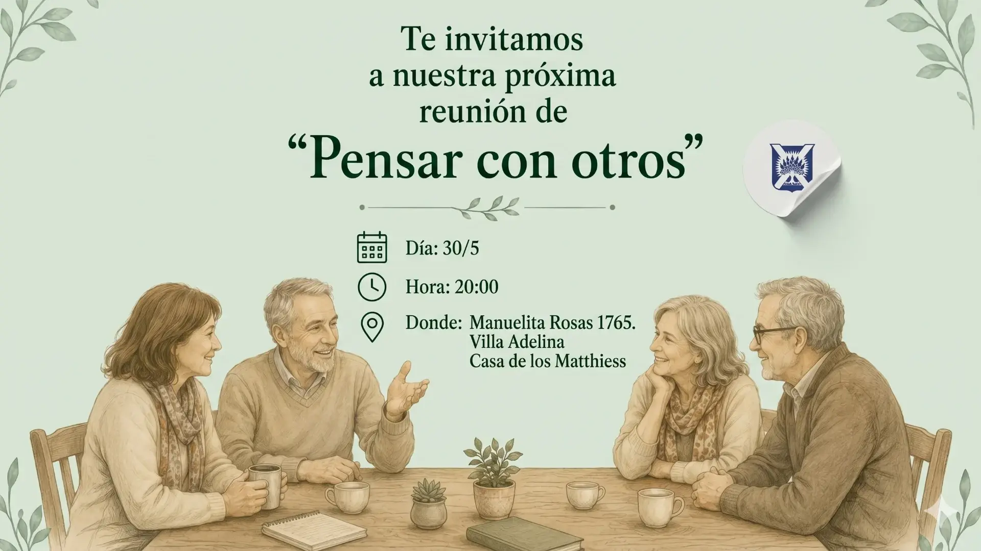 Pensar con otros (Sábado 30-5 a las 20:00hs)