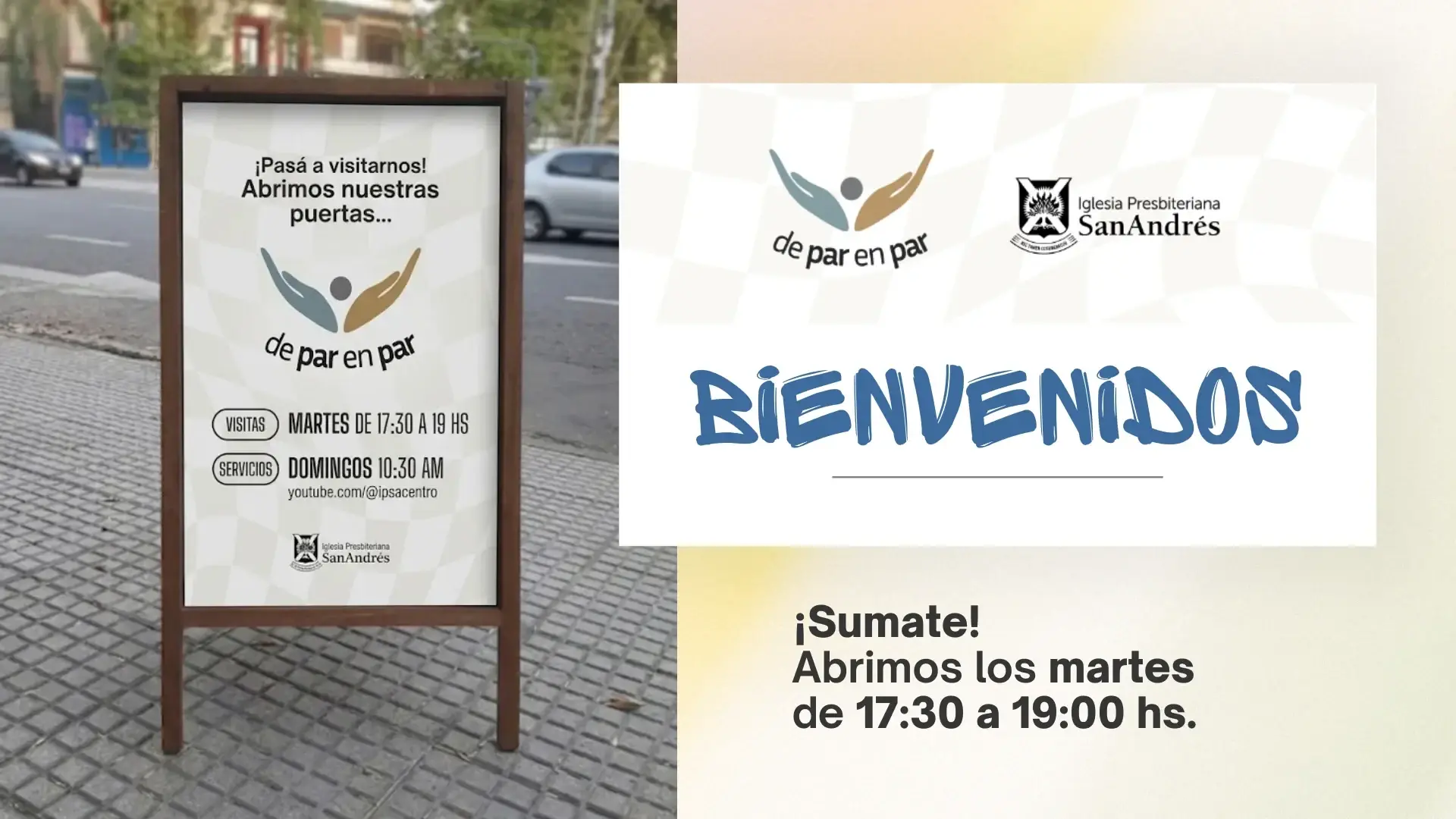 🚪 De par en par: ¡las puertas de nuestra iglesia están abiertas!