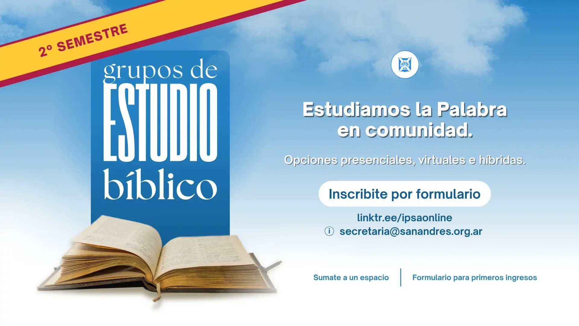Estudio Bíblico "Las invitaciones de Jesús"