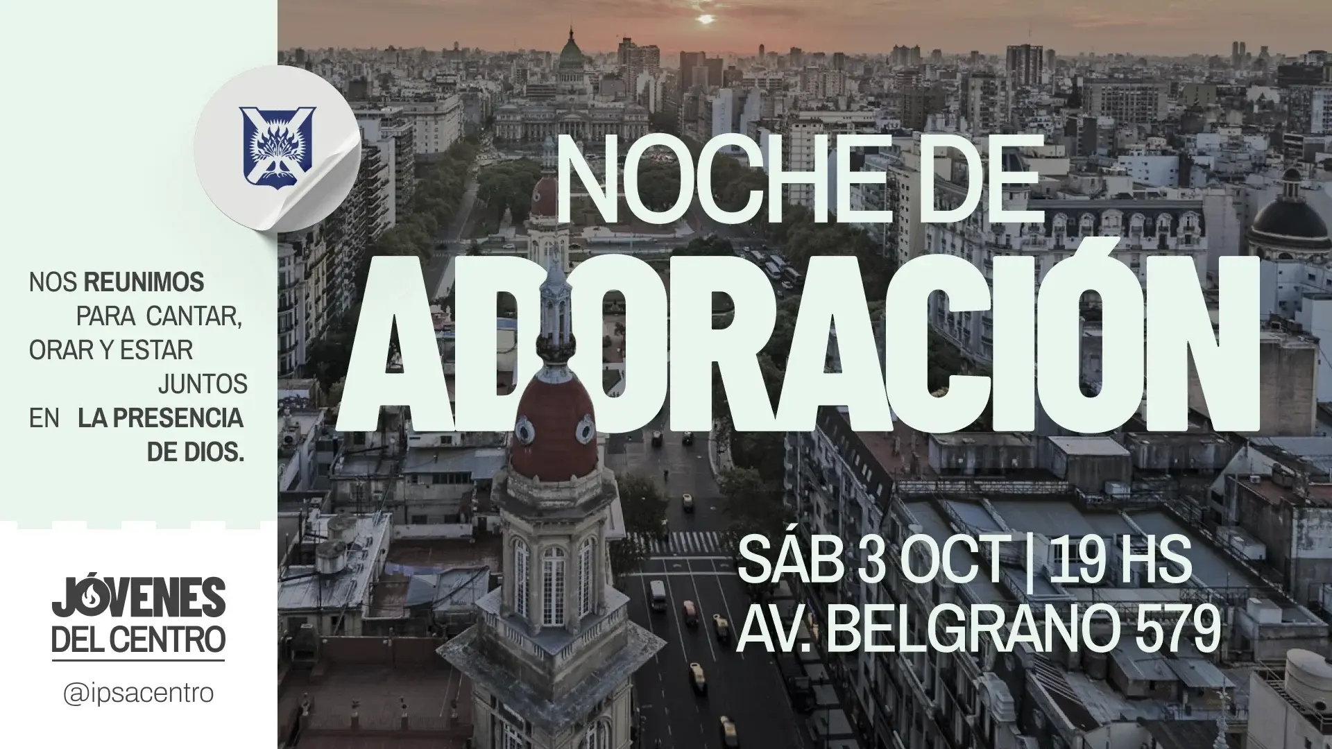 🎶 Noche de adoración - Jóvenes del Centro