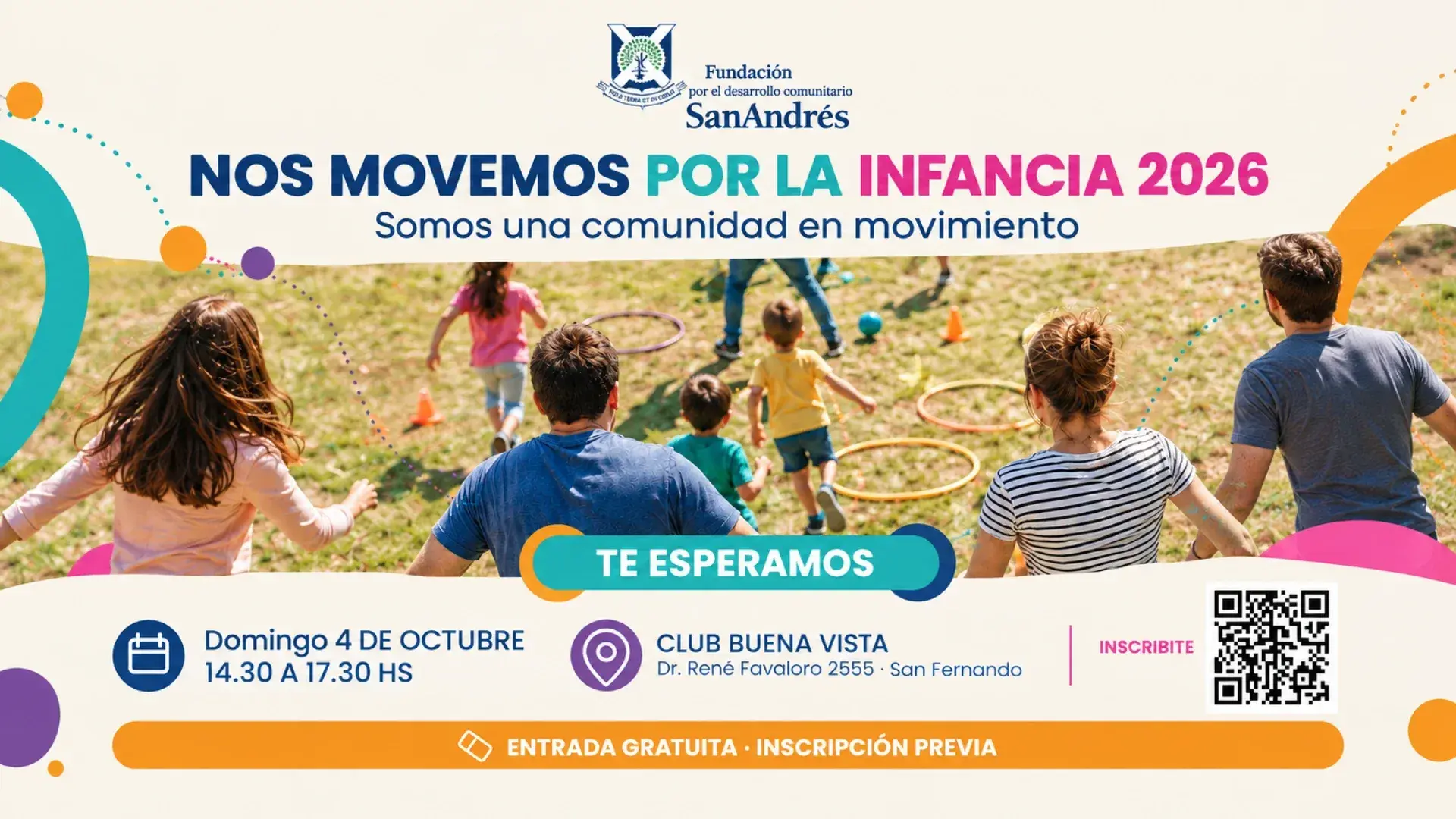 Nos Movemos por la Infancia 2026 - FDCSA